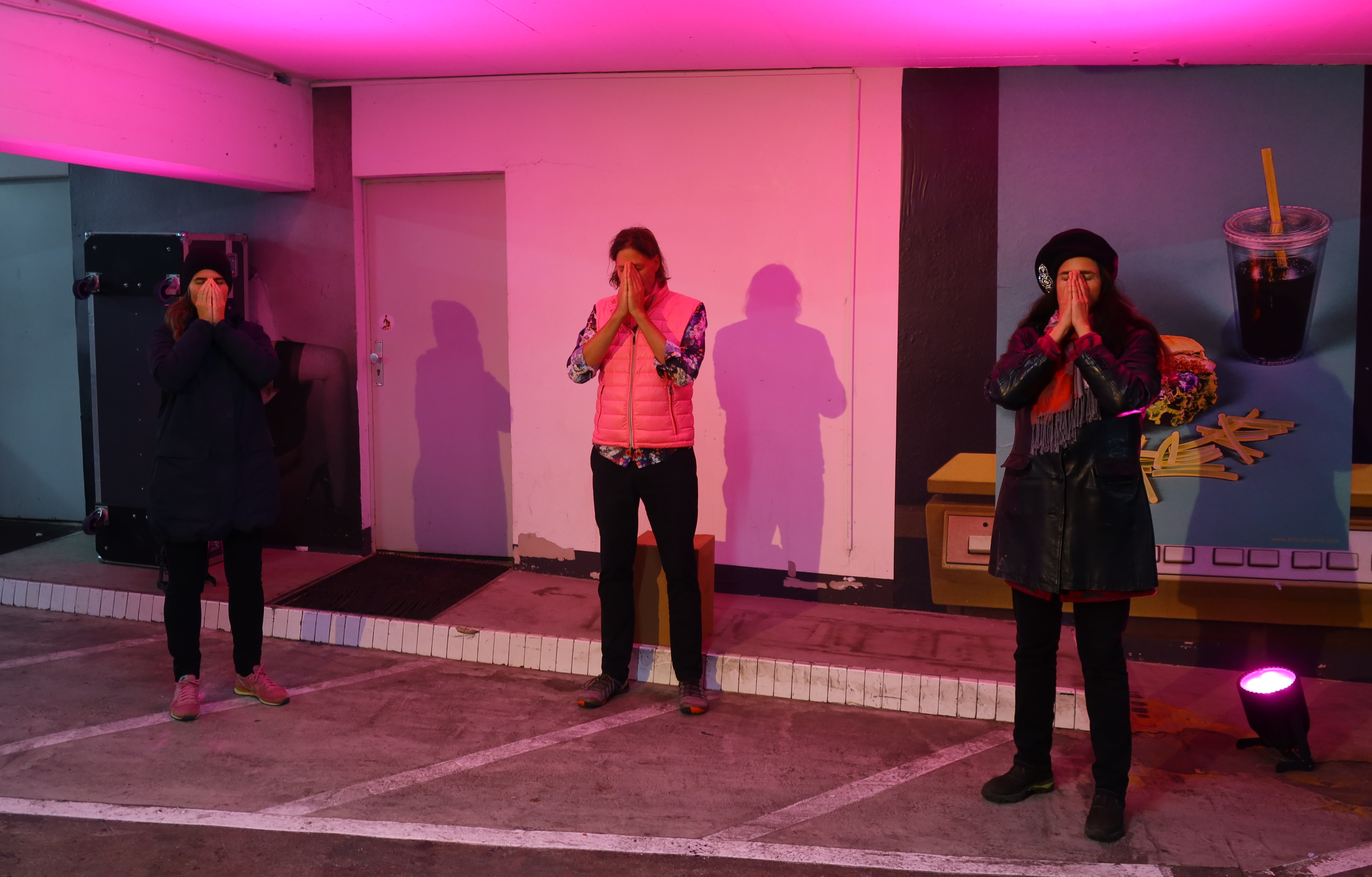 timber hemprich, babette dieterich, ines abt @ interventionen, parkhaus z�blin, stuttgart